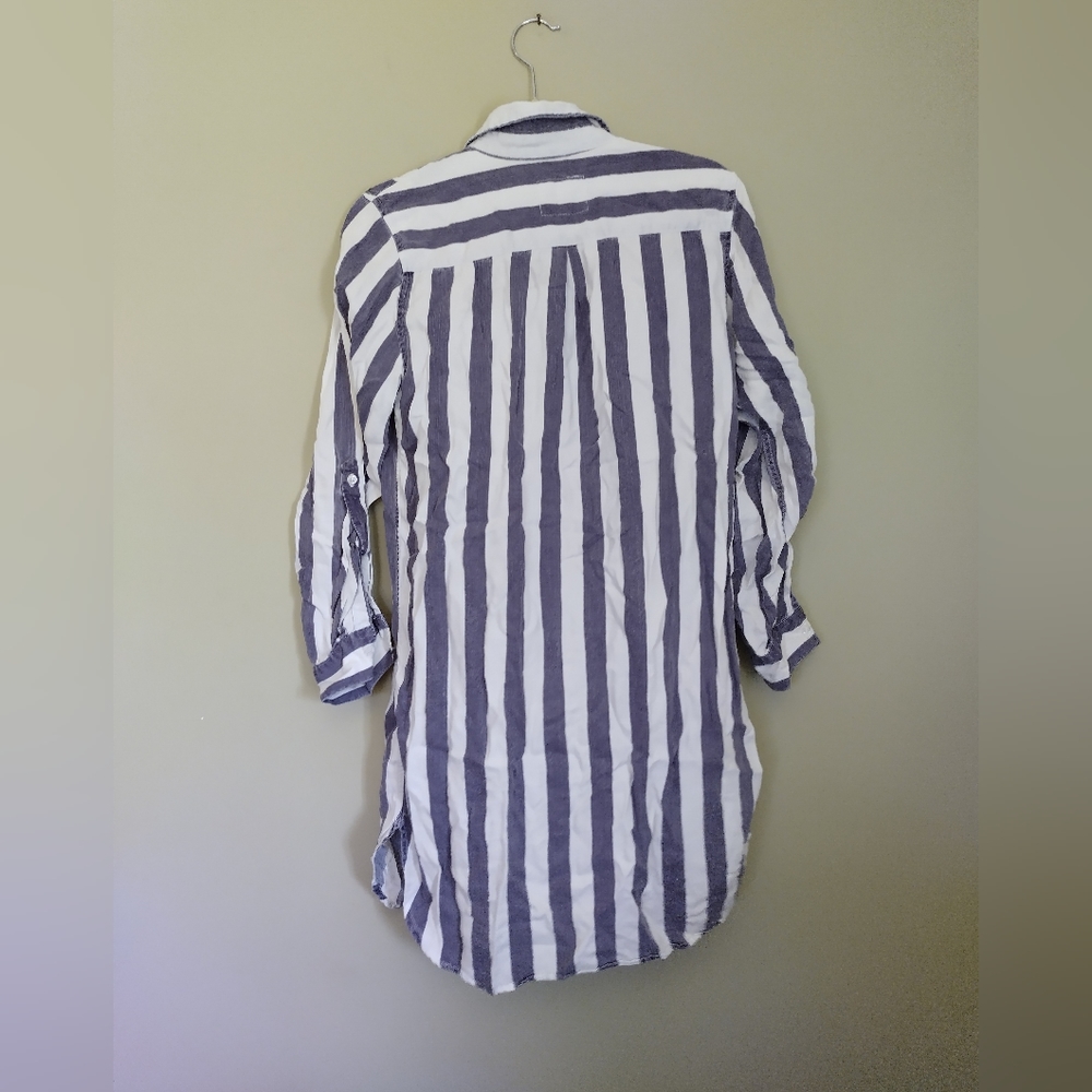 Rails Julian Libson Stripe Collared Button Down T… - image 3